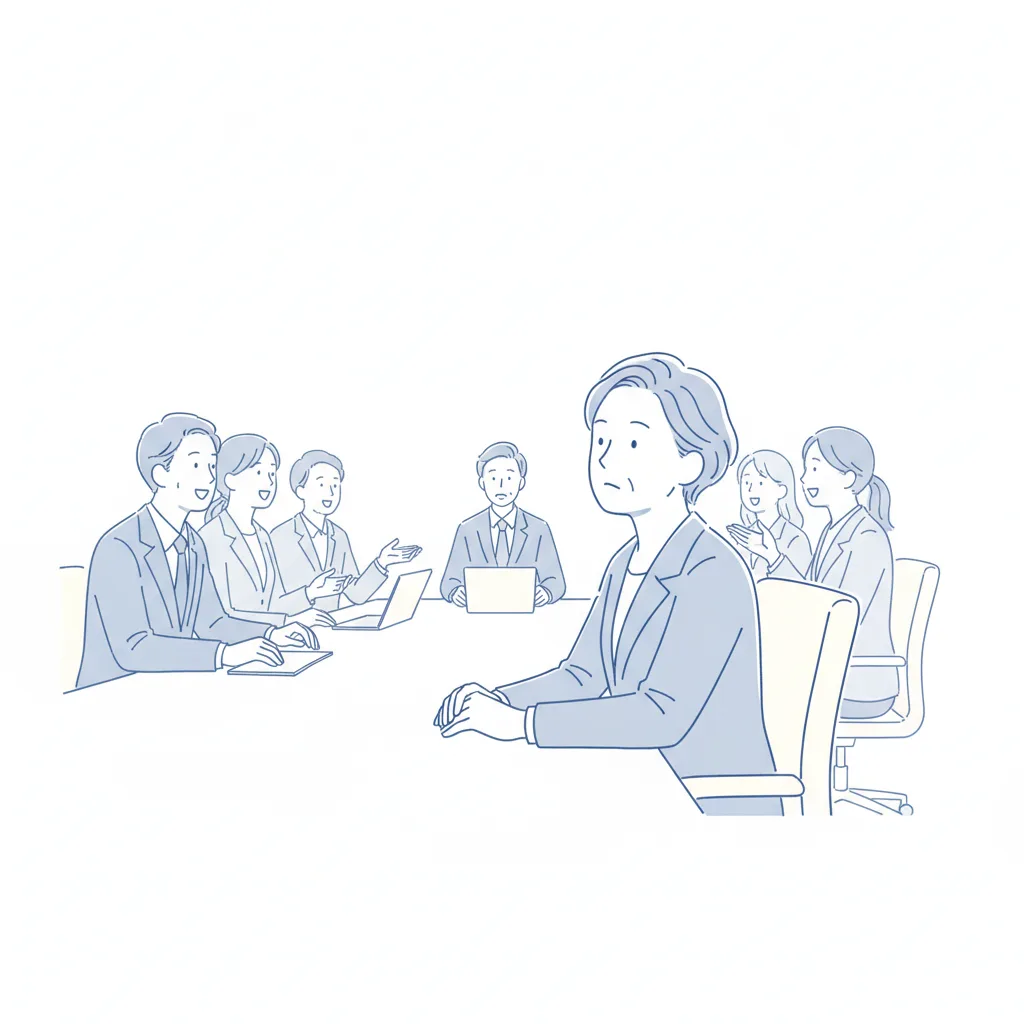 회의 중 순간적으로 멍해지며 기억이 끊기는 증상을 경험하는 직장인<p style=